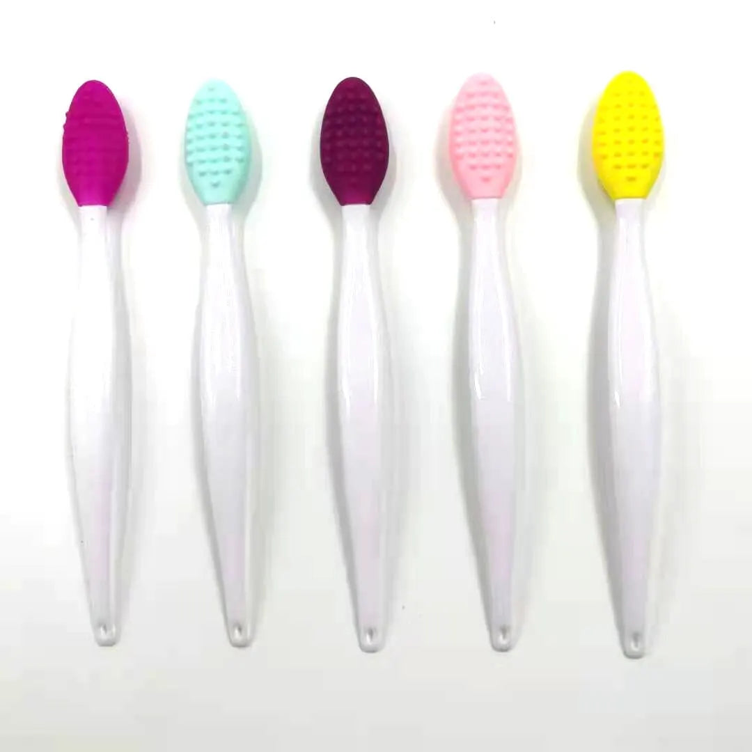 Silicone Double-Sided Face Scrub & Blackhead Cleansing Brush Facial Cleansing Brush QXL