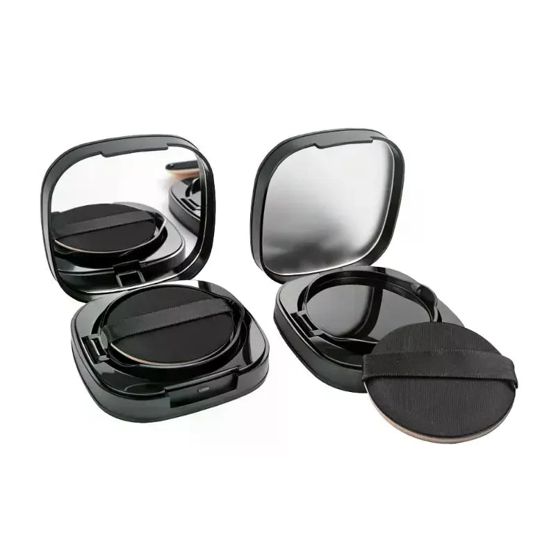 Refillable Air Cushion Compact with Mirror & Sponge Puff Makeup Compact Case QXL