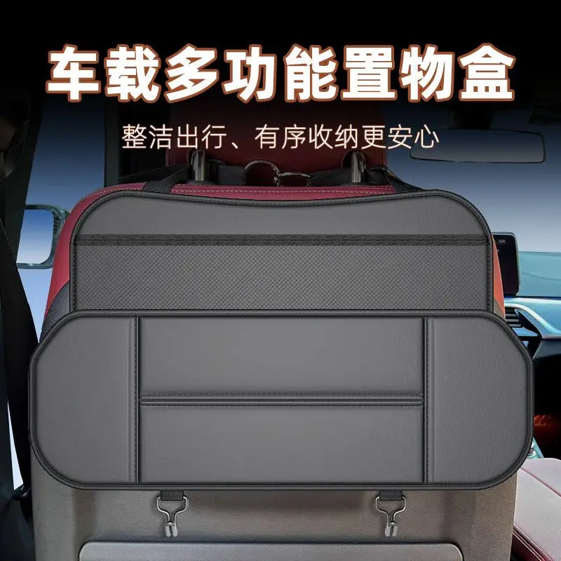 Car Seat Back Organizer | Cup Holder, Tissue & Storage – Brown Car Seat Organizer QXL