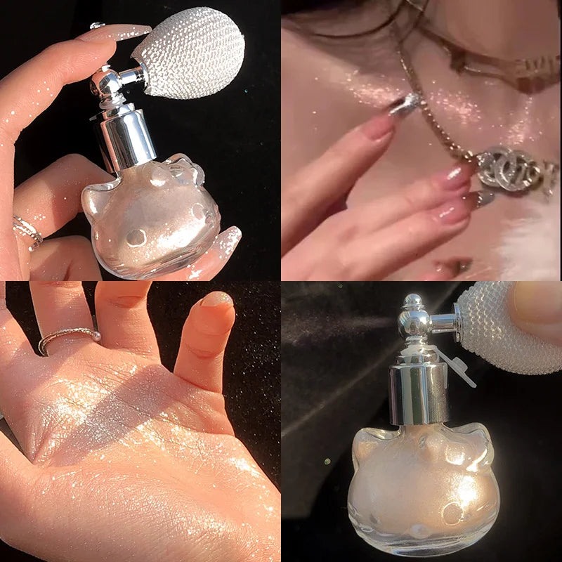 Diamond Glitter Highlighter Powder | Face Body & Hair Bronzer Glitter Highlighter Powder QXL