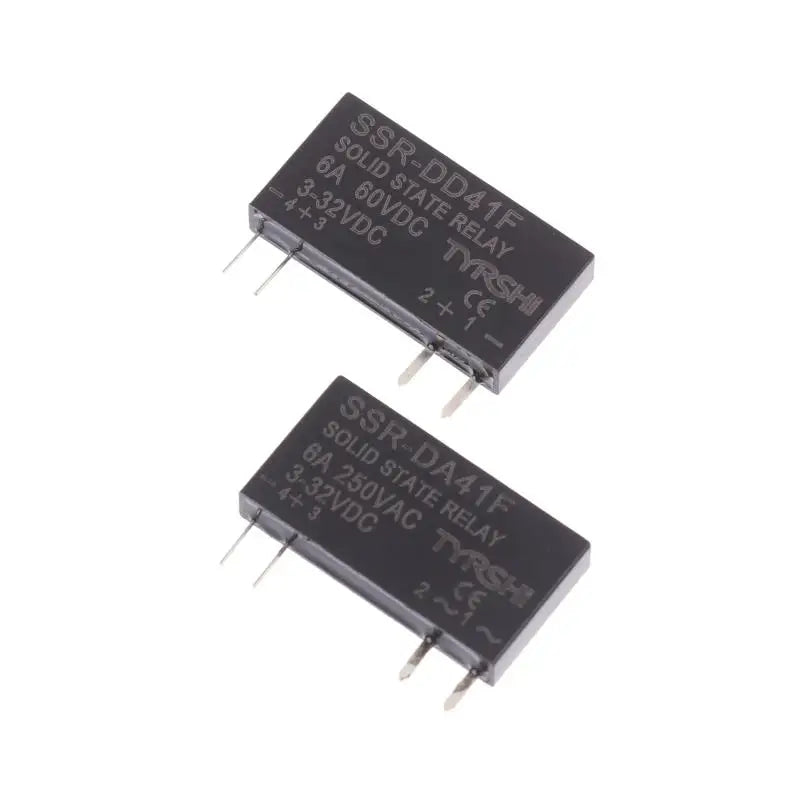SSR-41FDD/41FDA Solid State Relay 3-32VDC 6A DIN Rail Module Solid State Relay QXL