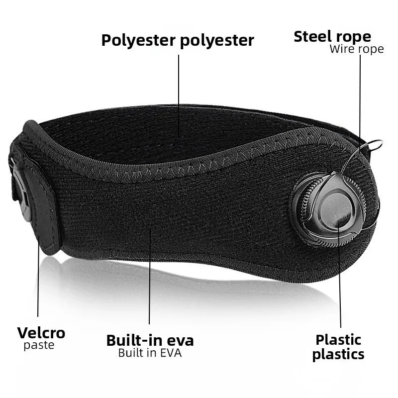 Adjustable Knob Patella Knee Strap | Sports Support Band Knee Support Strap QXL