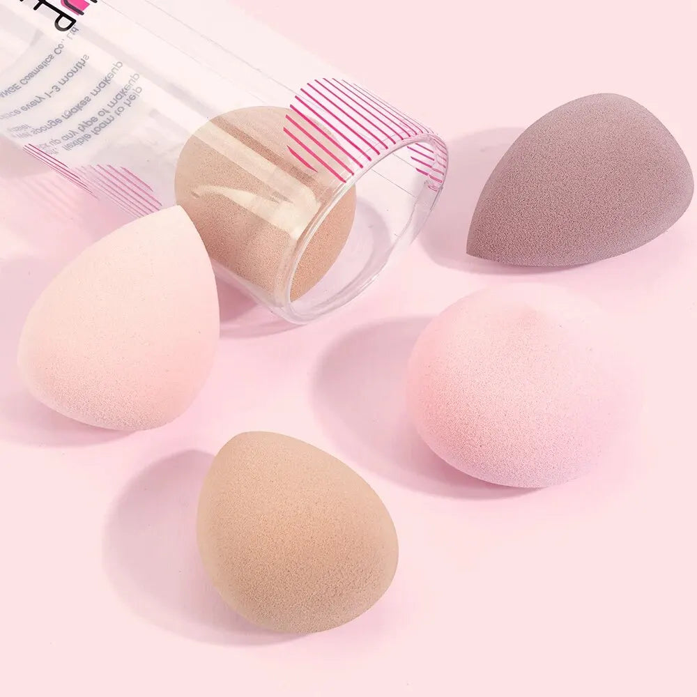 MAANGE 5-Pc Makeup Sponge Blender Set | Dry & Wet Beauty Puffs Makeup Sponge Set QXL