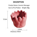 Ceramic Gua Sha Massager – Face & Body Scraping Tool Gua Sha Massager QXL Red