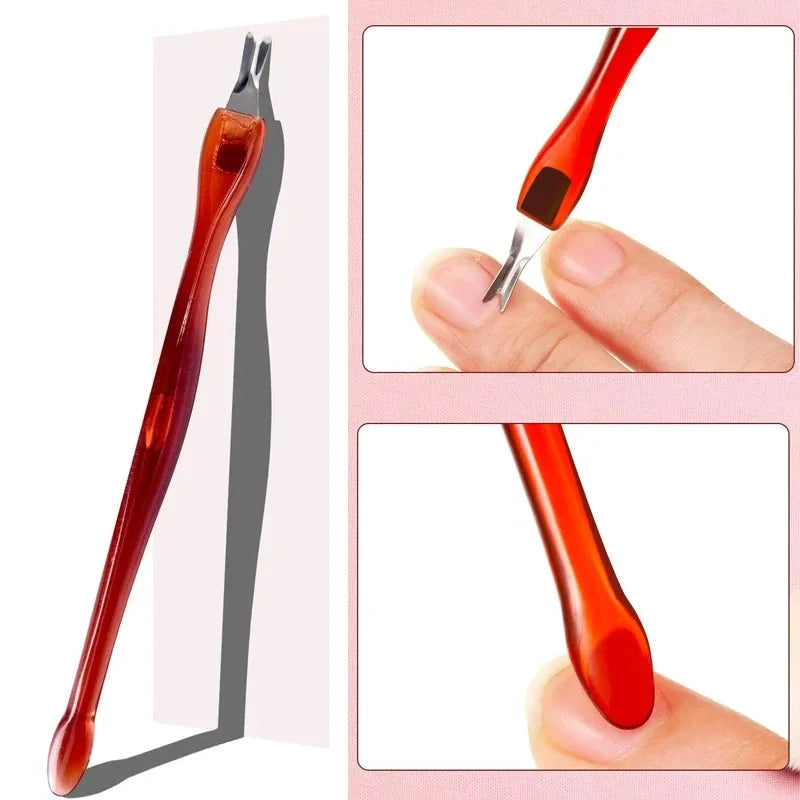 Stainless Steel Cuticle Pusher | Pro Manicure Nail Tool Cuticle Pusher QXL