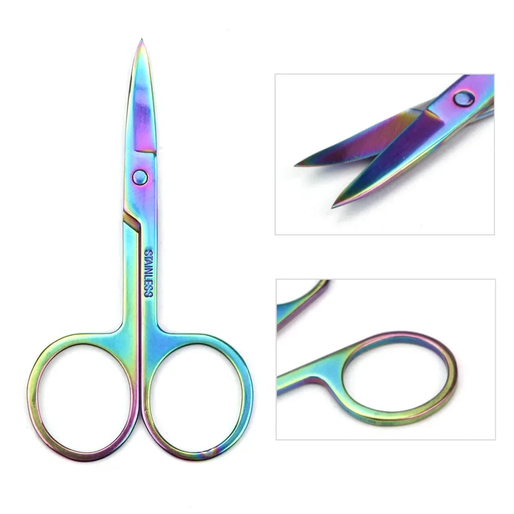VVOCCI Curved Cuticle Scissors | Stainless Steel Nail Tool Cuticle Scissors QXL