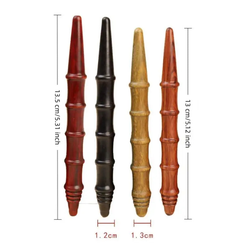 Natural Sandalwood Acupressure Massage Stick | Reflexology Tool Acupressure Massage Stick QXL