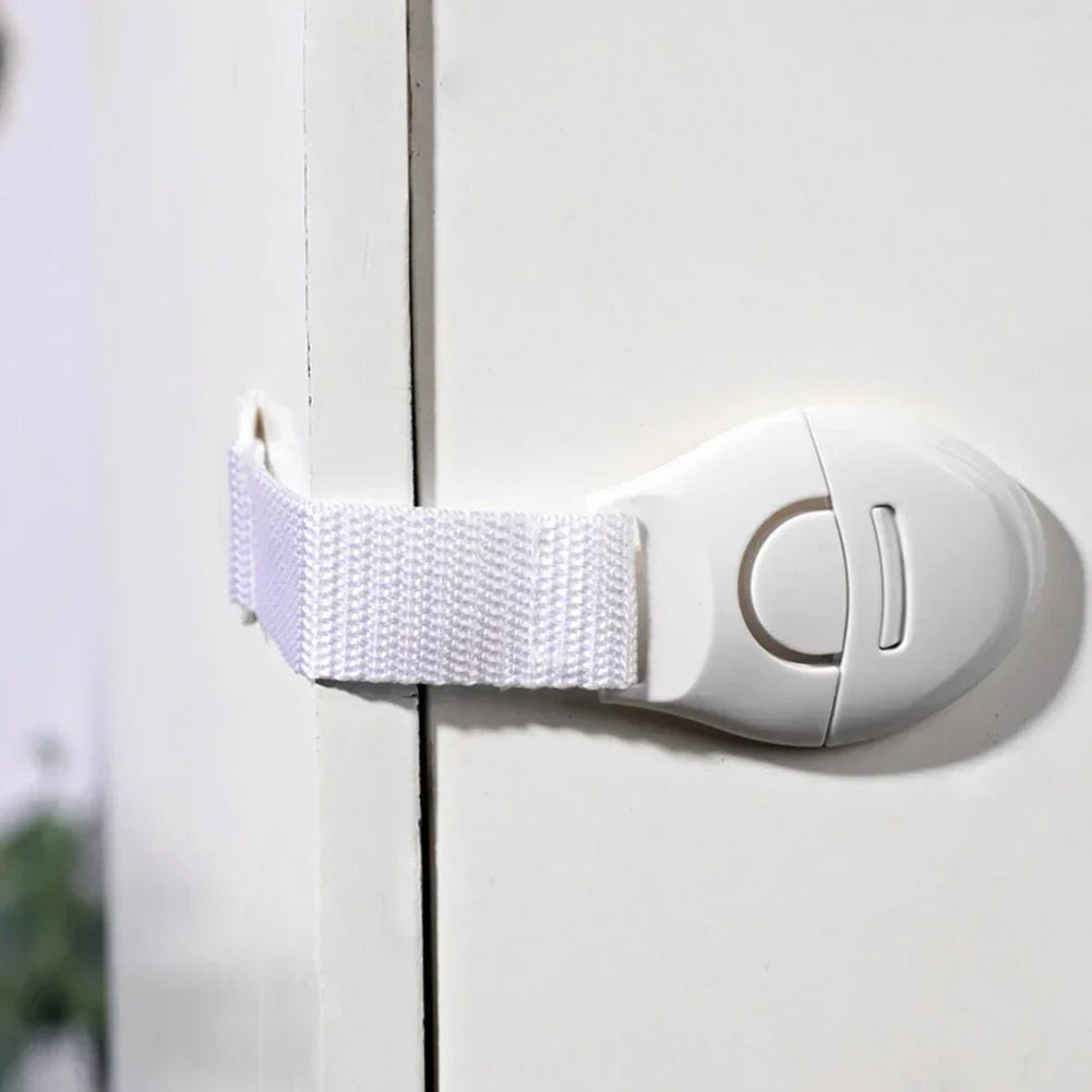 10-Pack Baby-Proof Cabinet Locks | Drawer & Door Safety Baby Cabinet Lock QXL