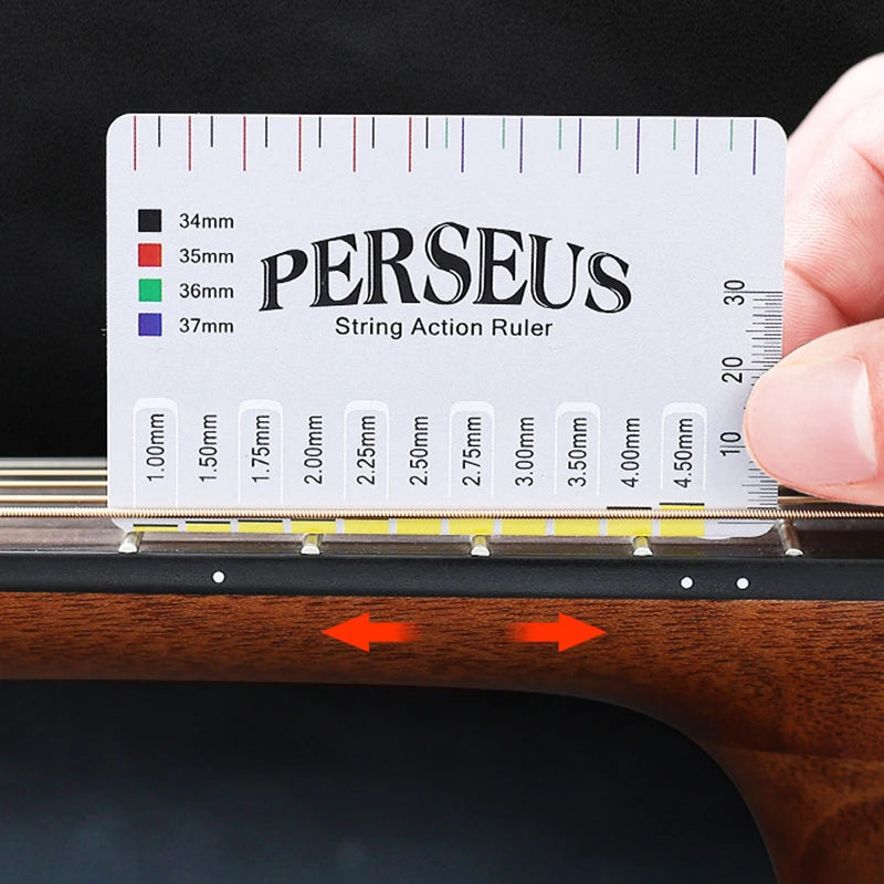 Guitar String Action Gauge Ruler | PVC Setup Tool Guitar Setup Tool QXL