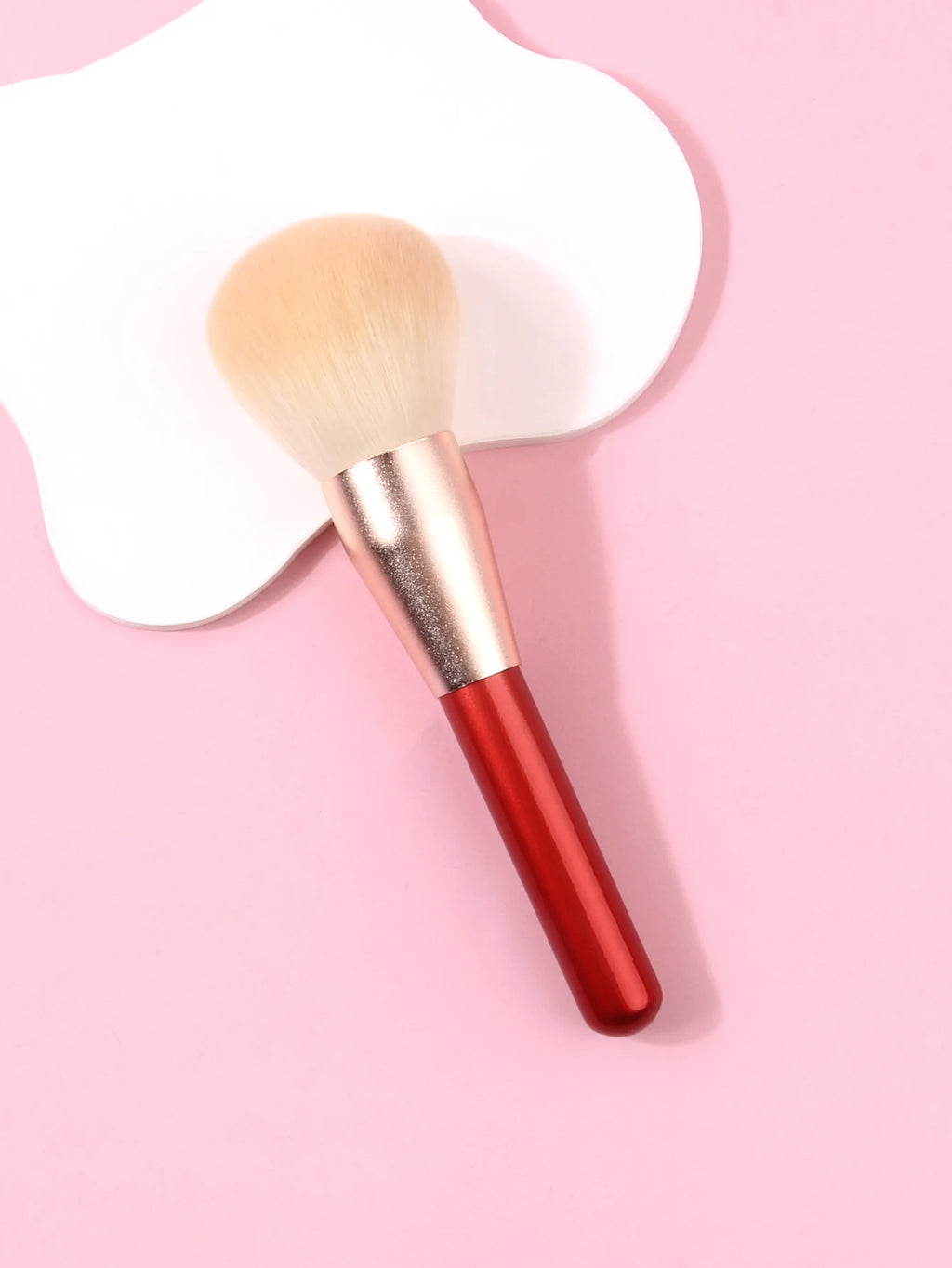 KOSSHOW Large Blush Brush – Soft Fluffy Nylon & Wood Handle Blush Makeup Brush QXL