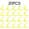Universal Shelving Hooks 10.3mm | Garage Storage 5–20 Pack Shelving Storage Hooks QXL 20pcs Yellow