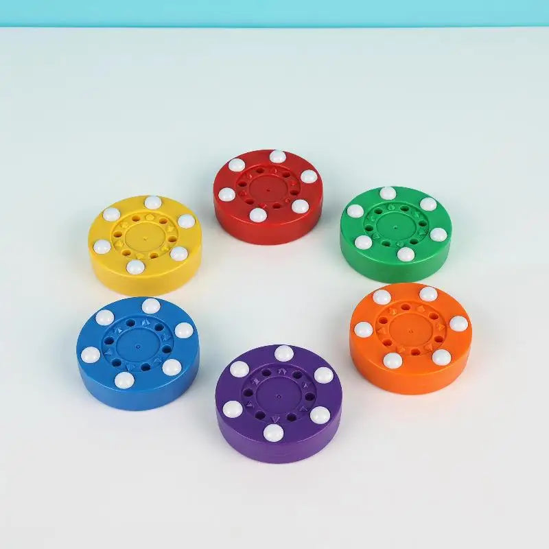 Inline Roller Street Hockey Pucks – 6-Pack Practice Set Street Hockey Pucks QXL