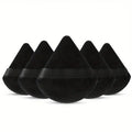 5-Pack Velvet Triangle Makeup Sponges & Powder Puffs Makeup Powder Puff QXL black