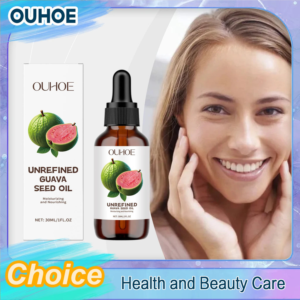 Guava Seed Facial Oil – Brighten, Hydrate & Minimize Pores 30ml Brightening Facial Oil QXL