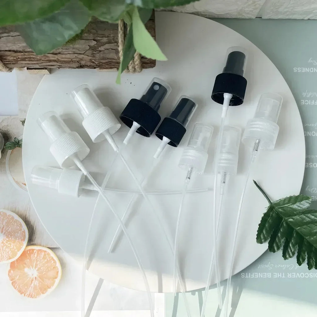 10-Pack Fine Mist Spray Pump Caps 18/20/24mm – 410 Plastic Spray Pump Cap QXL