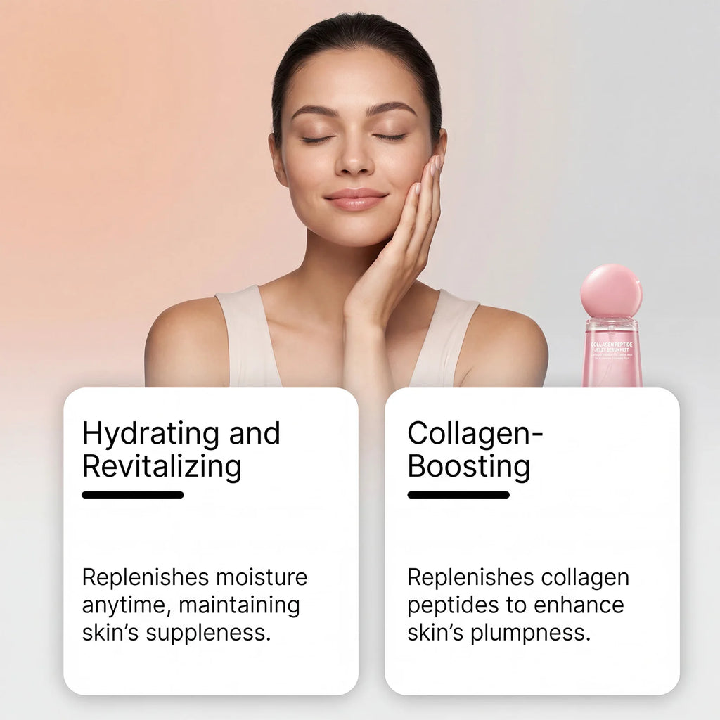 Collagen Peptide Brightening Face Mist | Hydrating Makeup Primer Hydrating Face Mist QXL