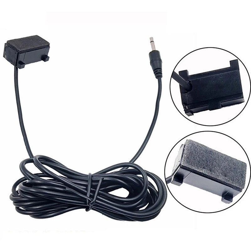 3.5mm Clip-On Car Microphone | Wired Mic for Calls & Recording Wired Clip-On Microphone QXL