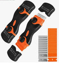 Razor Blade Scraper | 21-Pc Plastic & Metal Blades for Glass Razor Blade Scraper QXL 1knife 20 blade M333 Orange