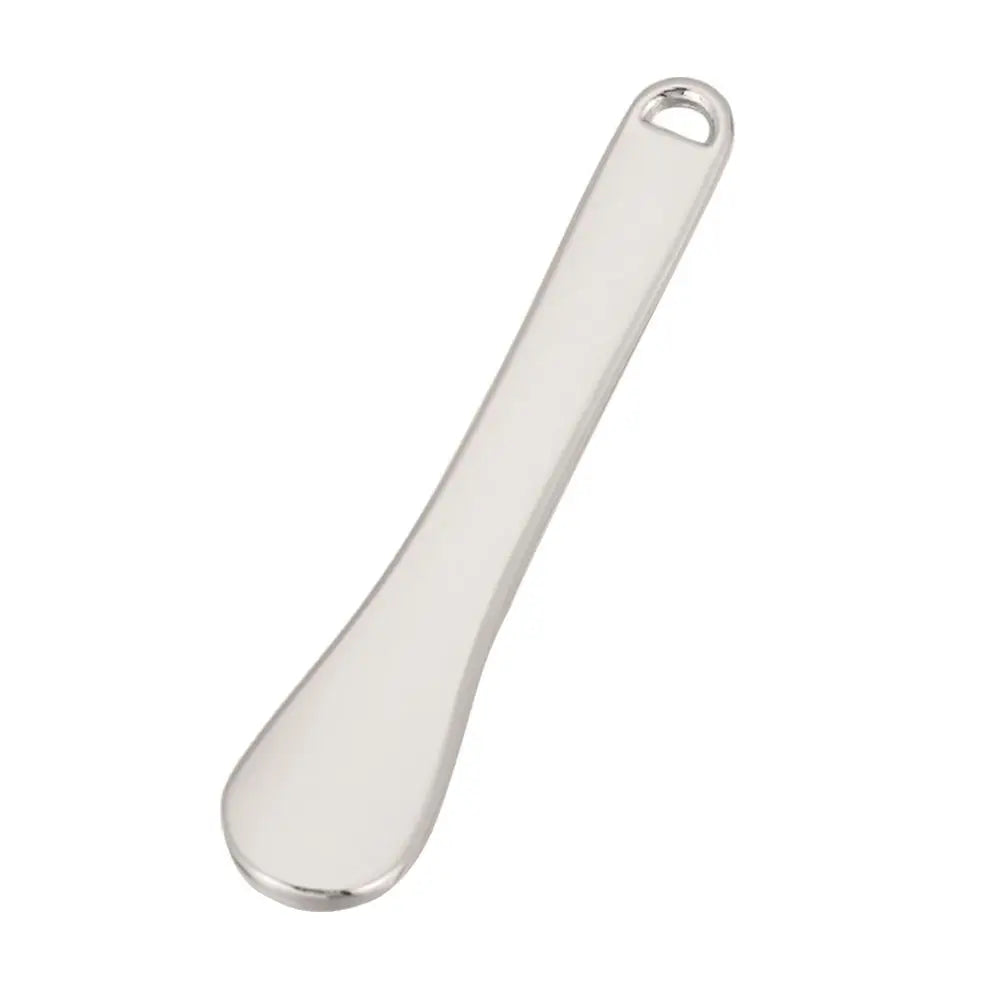 Metal Cosmetic Mini Scoop Spoon | Reusable Skincare Tool Cosmetic Scoop Spoon QXL