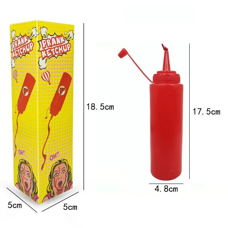 Fake Ketchup Squirt Prank Toy | Magic Trick Gag Prop Prank Gag Toy QXL one size OneSize