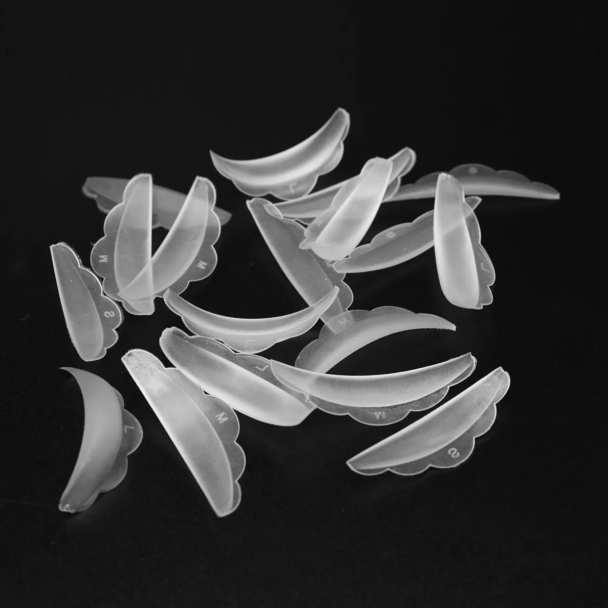 3-Pair Silicone Eyelash Lifting Pads | S, M & L Curl Shields Eyelash Lifting Pads QXL