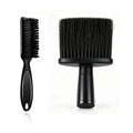 2-Piece Men's Hair Cutting & Neck Cleaning Brush Set Hair Styling Brush Set QXL TZ-SZ146-SZ23-Black