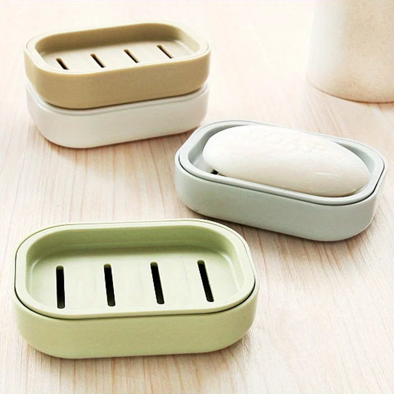 Draining Soap Dish | Decorative Bathroom Soap Holder Tray Soap Dish QXL