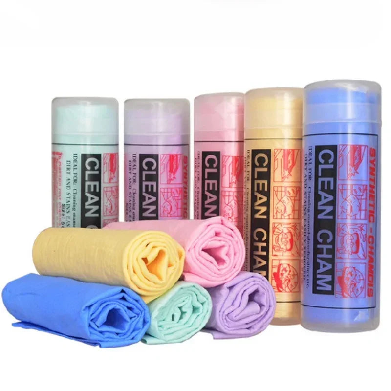 PVA Chamois Car Drying Towel 66×43cm | 1/3/5-Pack Car Drying Towel QXL Color random 1PCS