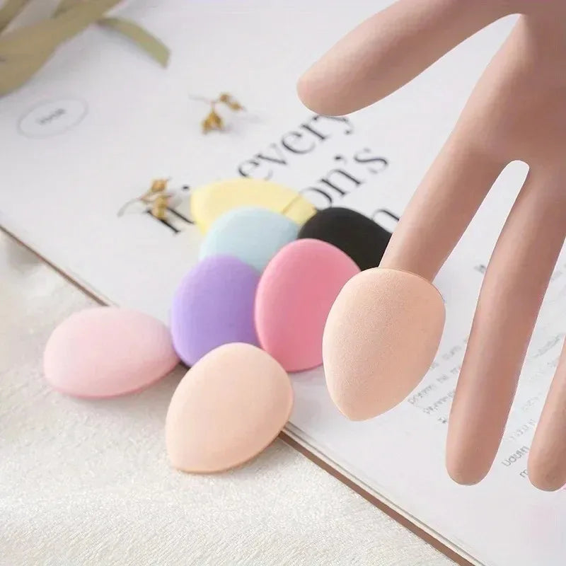 6-Pack Mini Finger Makeup Sponges | Waterdrop Blender Makeup Sponge Set QXL