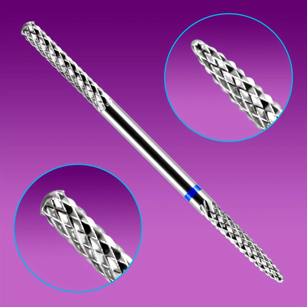 Double-Ended Tungsten Carbide Nail Drill Bit | Manicure Tool Nail Drill Bit QXL