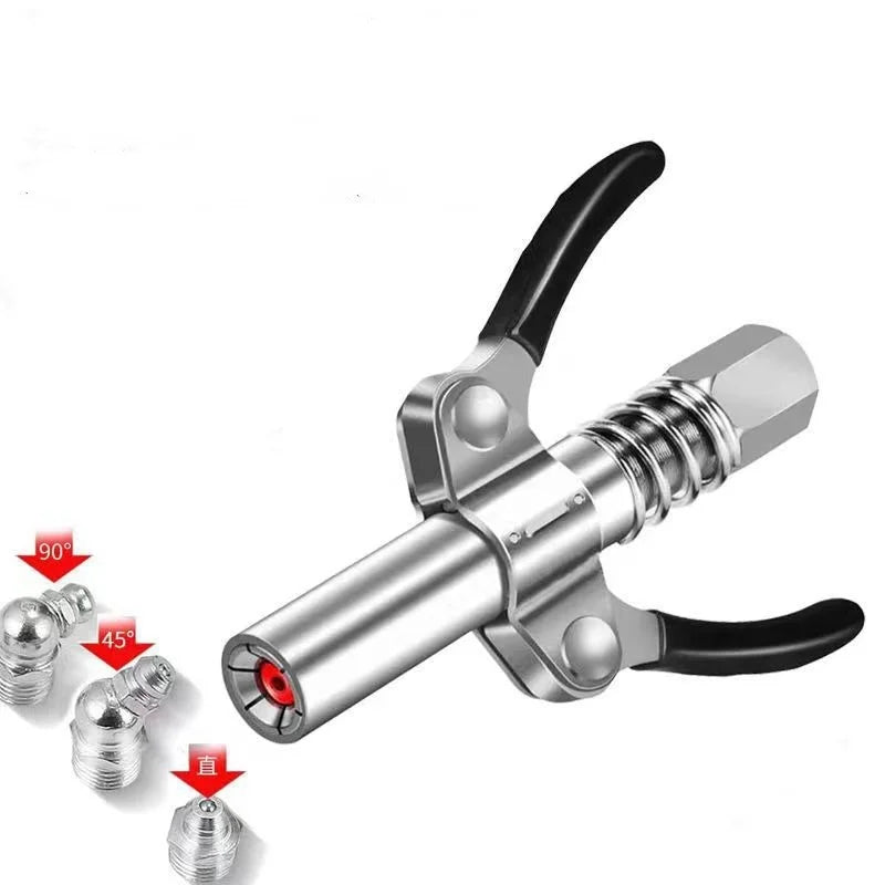 Quick-Release Grease Gun Coupler NPT 1/8 – 10,000 PSI Heavy Duty Grease Gun Coupler QXL