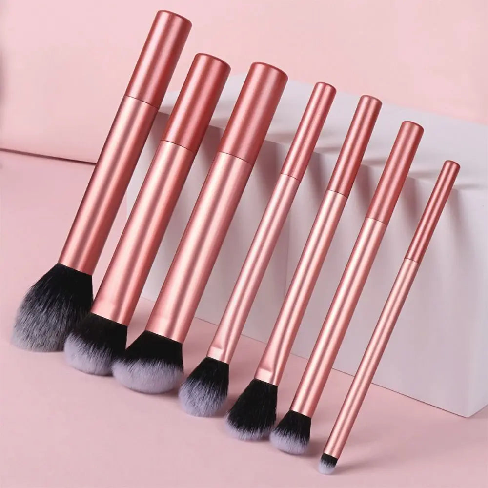 7-Piece Synthetic Makeup Brush Set | Blush, Concealer & Eyeshadow Makeup Brush Set QXL