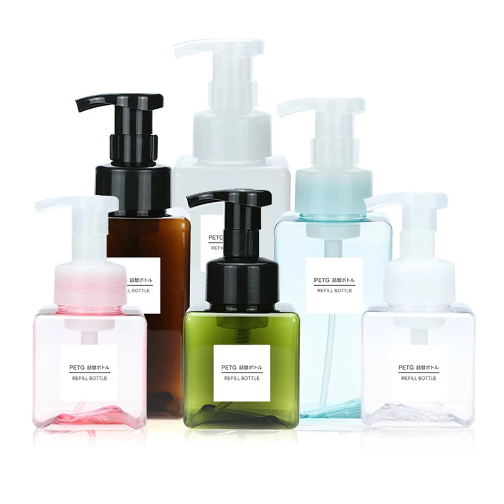 Clear Foaming Soap Dispenser Pump Bottle | 100ml–400ml Foaming Soap Dispenser QXL