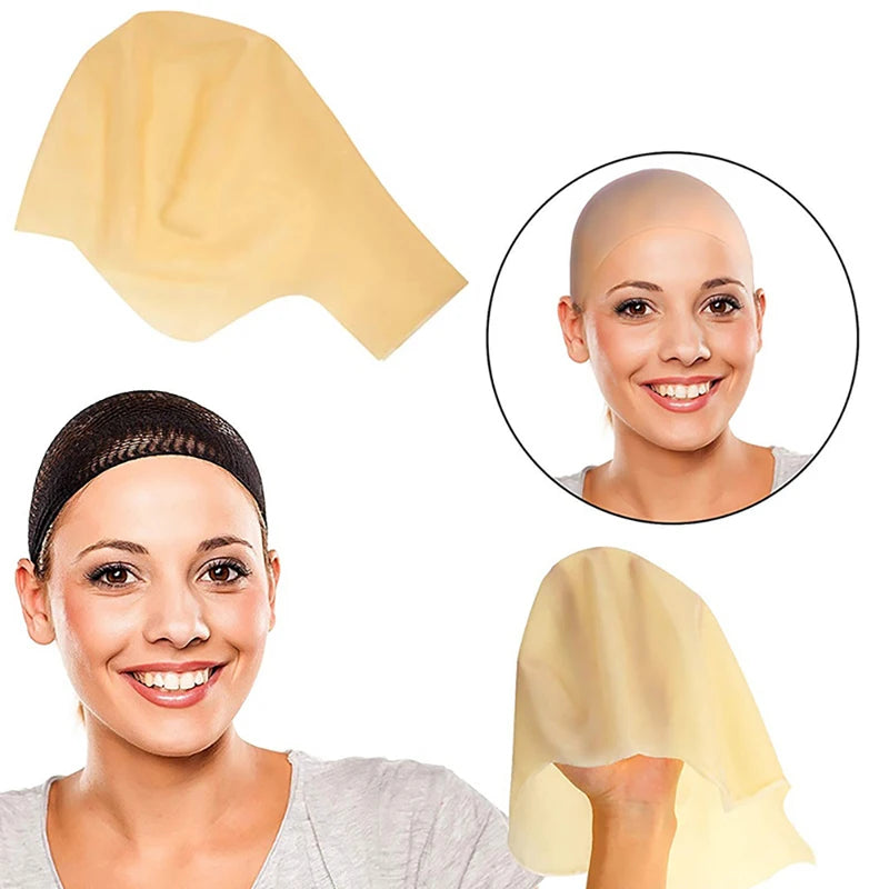 Fake Bald Head Latex Wig Cap | Party Costume Accessory Costume Bald Cap QXL