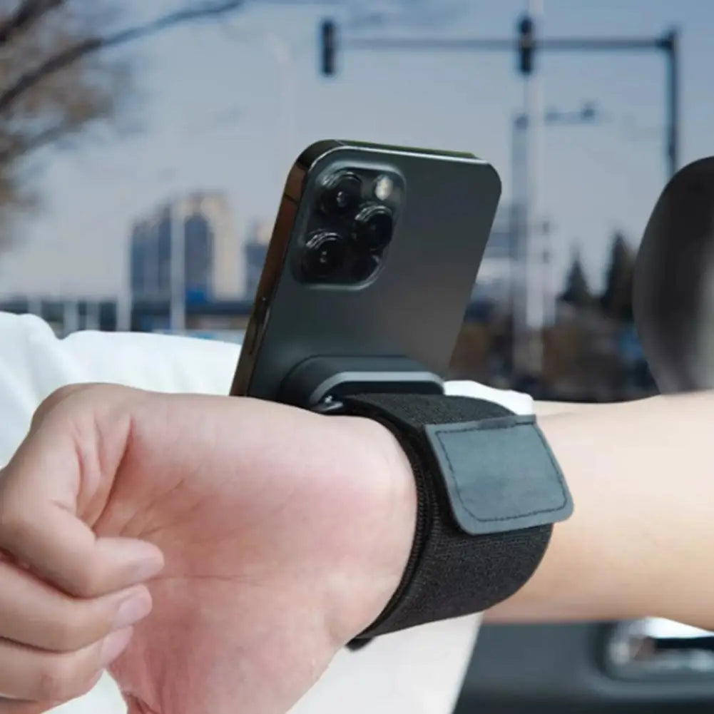 360° Rotating Wristband Phone Holder for Running & Hiking Sports Phone Armband QXL