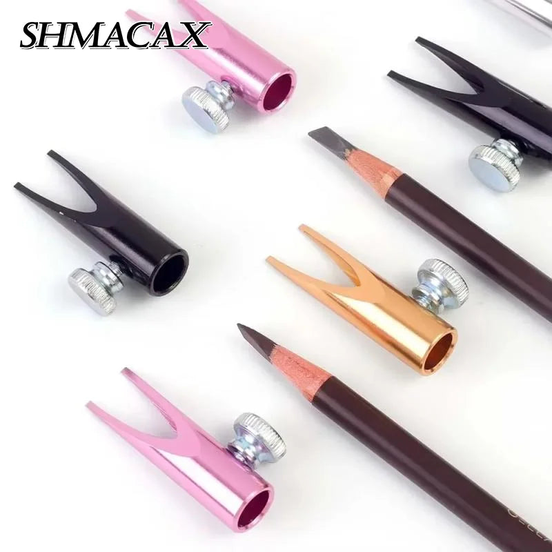 Aluminum Eyebrow Pencil Sharpener for Microblading & Makeup Eyebrow Pencil Sharpener QXL