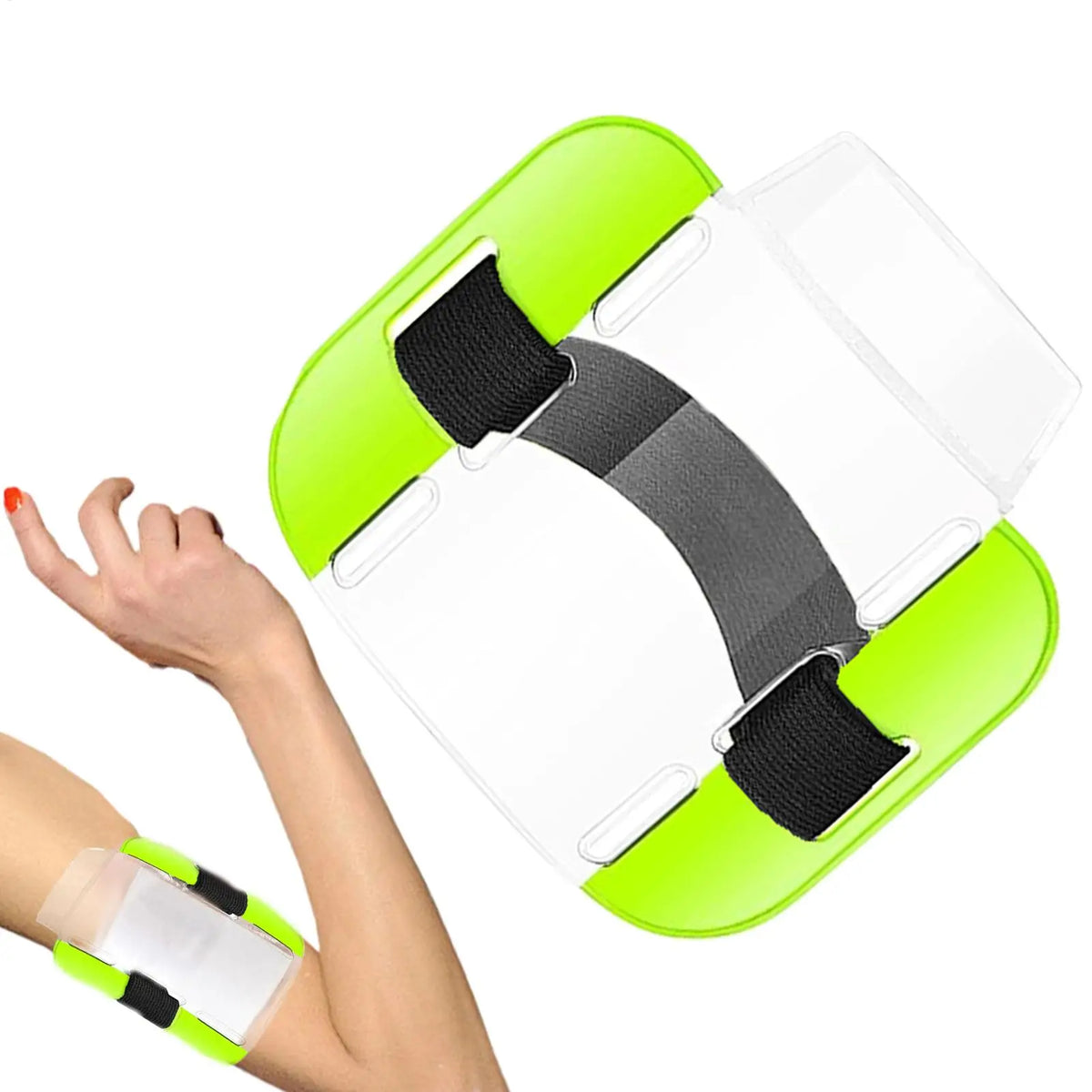 Arm Badge Holder Armband ID Card & Pass Holder | Adjustable Armband ID Holder QXL