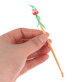 10-Pack Cartoon Bamboo Ear Picks | Mini Doll Wax Removal Tool Ear Picks Set QXL one size