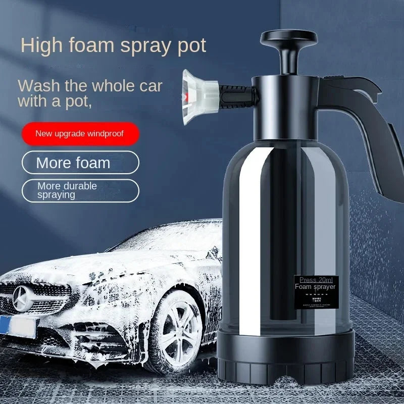 2L Hand Pump Foam Sprayer | Snow Foam Car Wash Cannon Foam Spray Cannon QXL