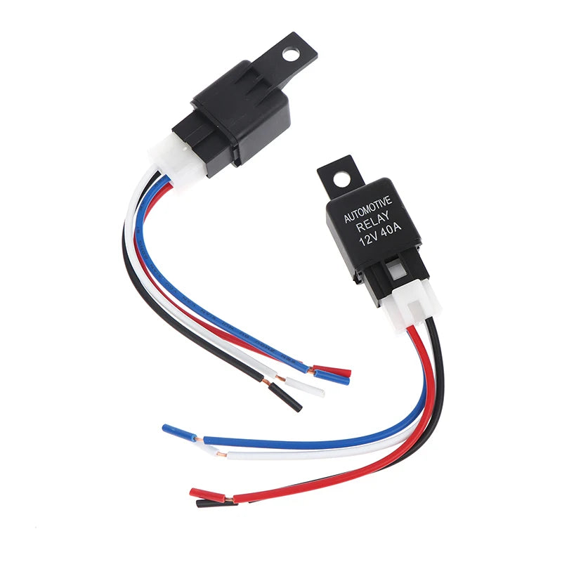 40A 4-Pin SPST Car Relay 12V 24V | Automotive Electrical Switch Automotive Relay QXL