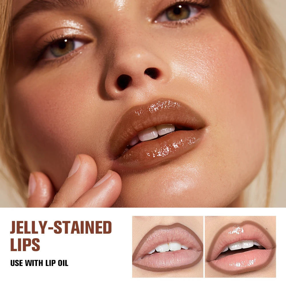 2-in-1 Dual-Tip Lip Stain & Liner Pen | Waterproof Matte Lip Stain Liner Pen QXL