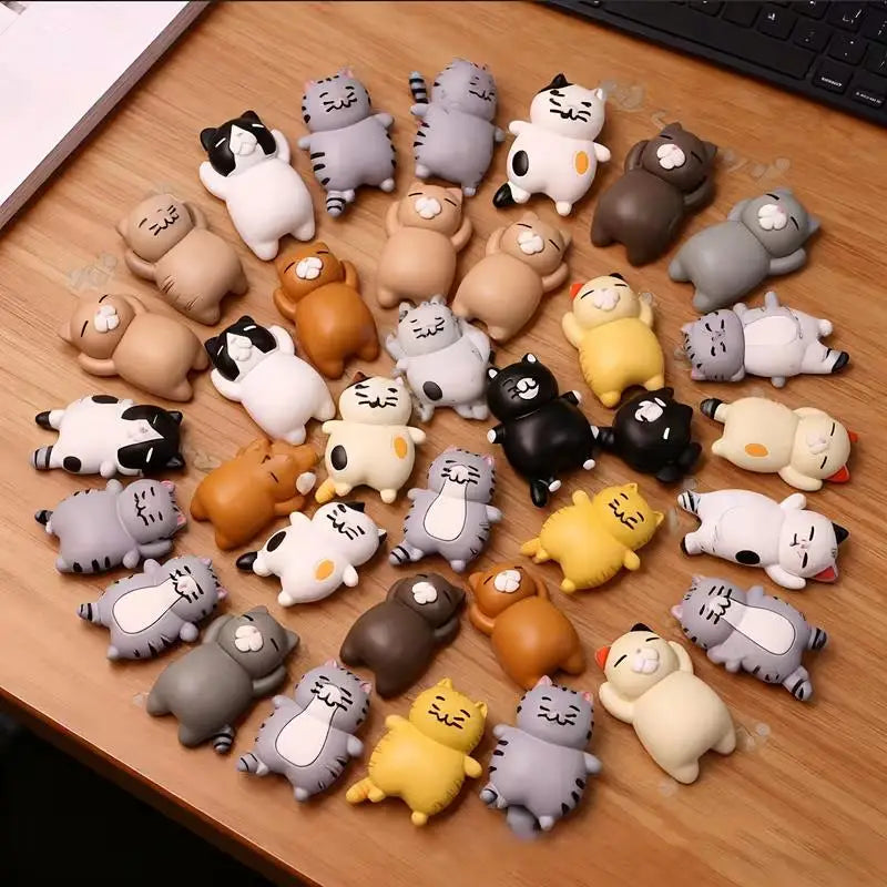 5-Pack Large Kitten Fridge Magnets – Cute Christmas Decor Decorative Fridge Magnets QXL