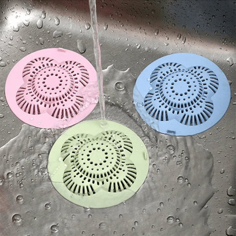 Hair Catcher Shower Drain Cover & Sink Strainer – 4 Colors Drain Hair Catcher QXL