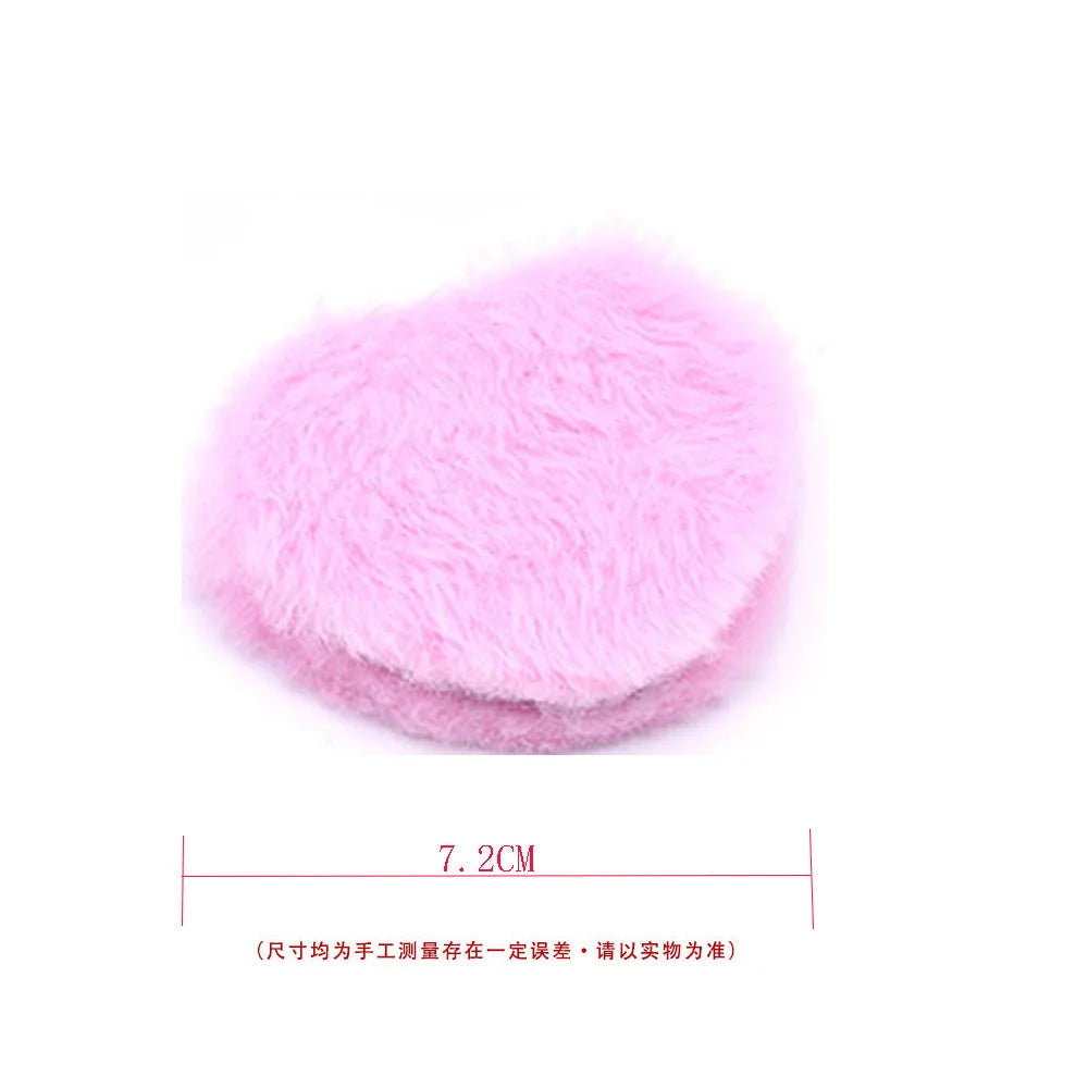 Double-Sided Magnifying Compact Pocket Mirror | Faux Fur Folding Compact Makeup Mirror QXL