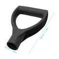 D-Shape Replacement Shovel Handle Grip for Digging & Raking Shovel Handle Grip QXL Black