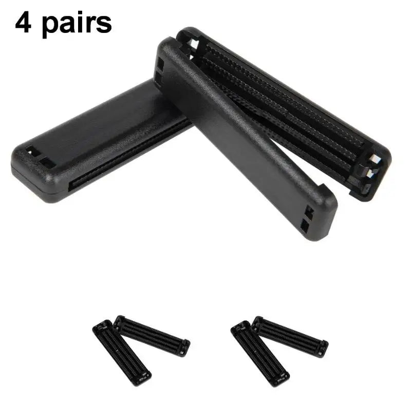 Universal Seat Belt Adjuster Clips | ABS Anti-Skid Stopper Seat Belt Adjuster QXL 4Set