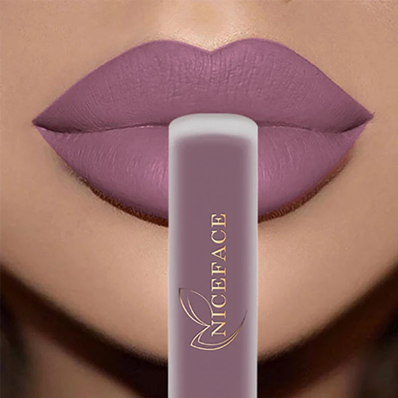 QiBest Matte Liquid Lipstick | Velvet Long-Lasting Lip Gloss Matte Liquid Lipstick QXL