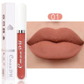 3-Pack Matte Velvet Liquid Lipstick | Nude, Brown & Dark Red