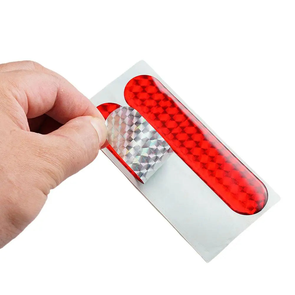 2-Pack Reflective Car Door Warning Stickers – Red Safety Decal Car Safety Sticker QXL