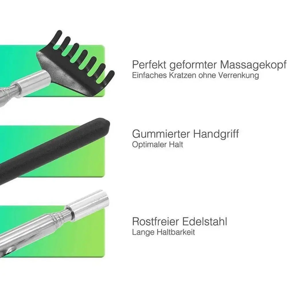 Portable Iron Back Scratcher | Manual Massage Body Tool Back Scratcher QXL